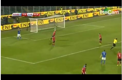 Itali-Shqipëri: 2:0, italianët shënojnë sërish
