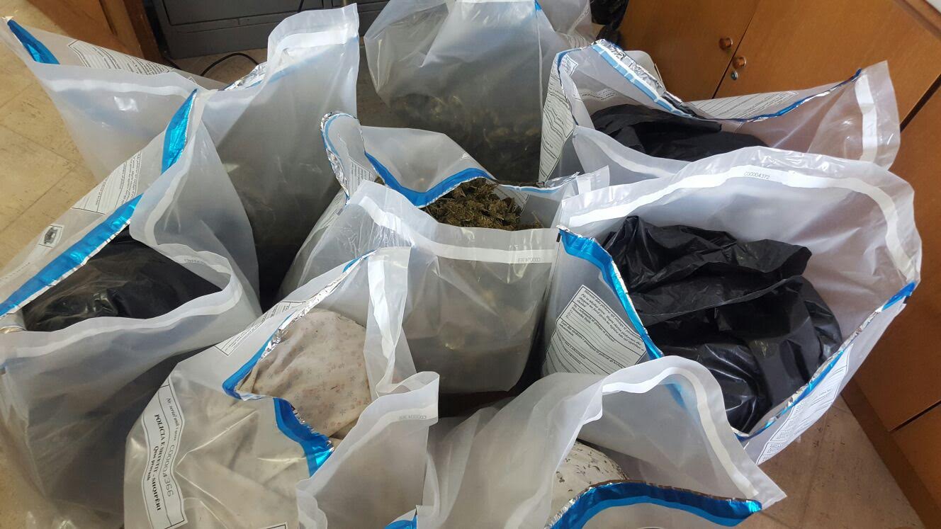 Nga Vlora në Gjirokastër, kapet sasi masive droge, në pranga disa persona