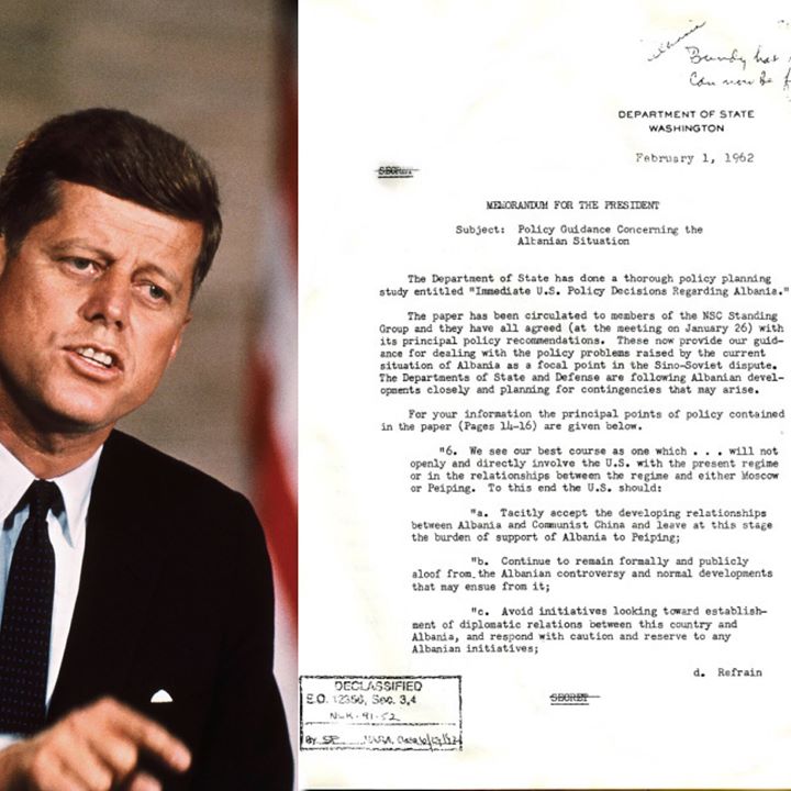 DOSSIER/ Shansi i Presidentit Kenedi për Shqipërinë