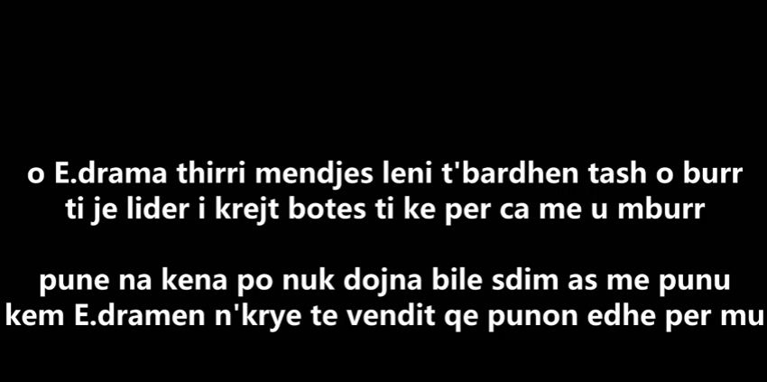 KENGA E RE /Lene Edi drogën!