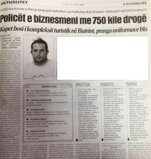 Balili drejtoi trafikun me një numër grek