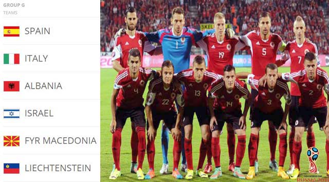 “RUSIA 2018″/ Kalendari i ndeshjeve të Shqipërisë – i nis me Maqedoninë  mbyll me Italinë