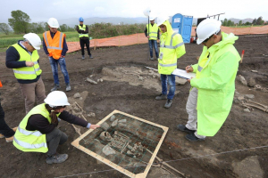 FOTO/ Korçë, TAP “zhvarros” një qytetërim të lashtë