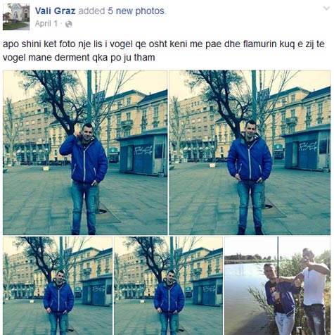 1 muaj para vrasjes në Kumanovë, foto në Beograd. Tek ky lis do vendosim flamurin kuq e zi