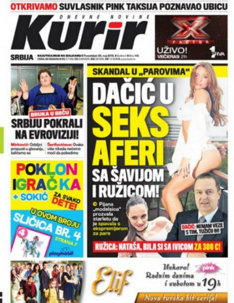 Ish-Kryeministri serb, Dacic, i përfshirë në një skandal seksual. 300 euro një seancë!