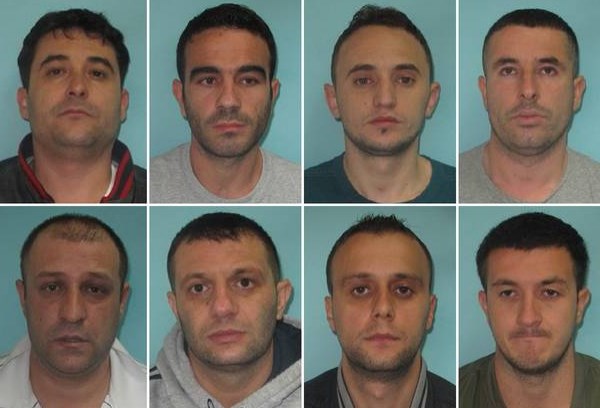 Trafik droge në Britani, gjykata mbi 53 vite burg për 7 shqiptarët e arrestuar