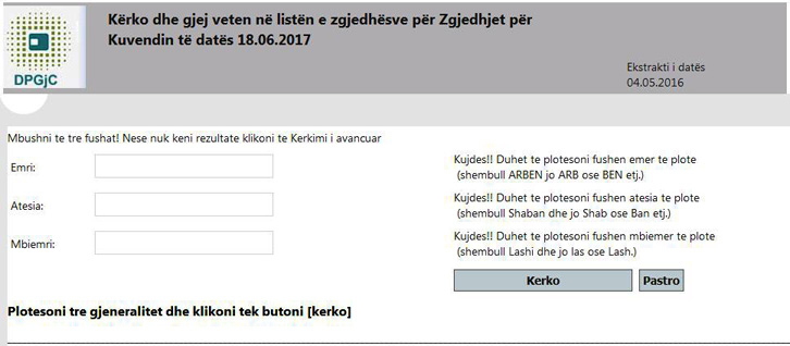 KLIKO – LISTA/ Ja sa zgjedhës janë regjistruar, kush voton dhe kush jo në 18 qershor