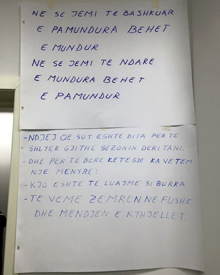 FOTO LAJM/ Futboll, sot derbi Tirana – Partizani, ja si i motivon Tirana lojtarët