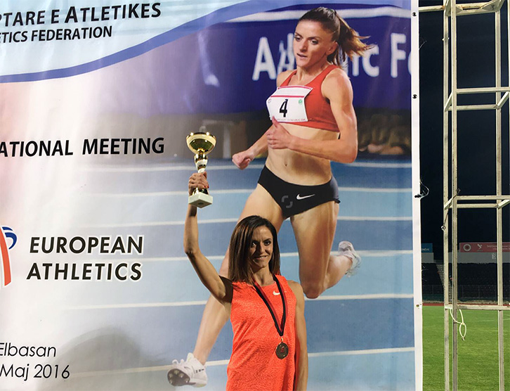 Zhgënjimi i nënkampiones së Europës në Atletikë, Luiza Gega