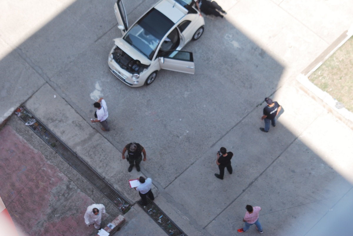 FOTO GALERI/ Automjeti i fotografuar me Dron, ku u gjet dhe u çaktivizua 600 gr eksploziv