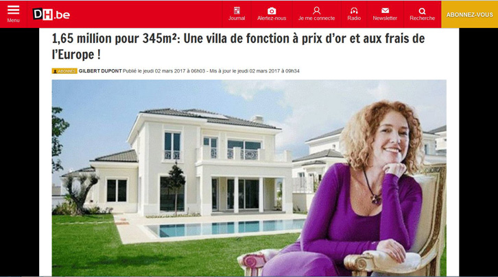 Media belge: Romana Vlahutin me vilë 1.65 milionë euroshe, nuk përmend asnjëherë korrupsionin dhe trafikun e drogës në Shqipëri