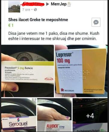 SKANDAL/ Ndodhi edhe kjo, shiten ilaçe recete në internet