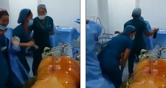VIDEO SKANDAL/ Mjekët tallen dhe kërcejnë rreth pacientit pa ndjenja në sallën e operimit