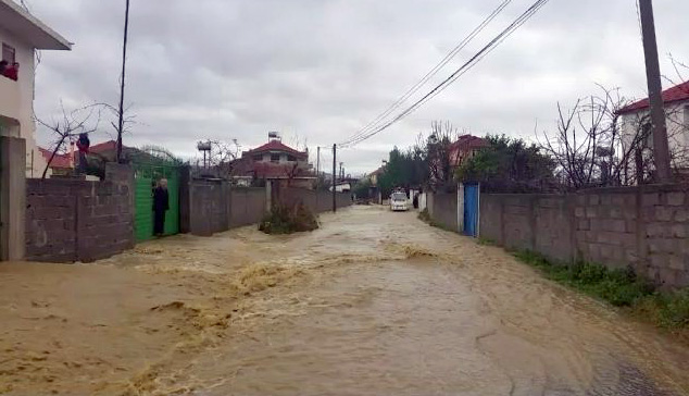 VIDEO 3/ Sakrifica, nxënësit e makinat “çajnë” rrugët me shi në Elbasan