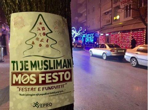 “Ti je musliman, mos festo”, trakte ekstremiste  në Shkup