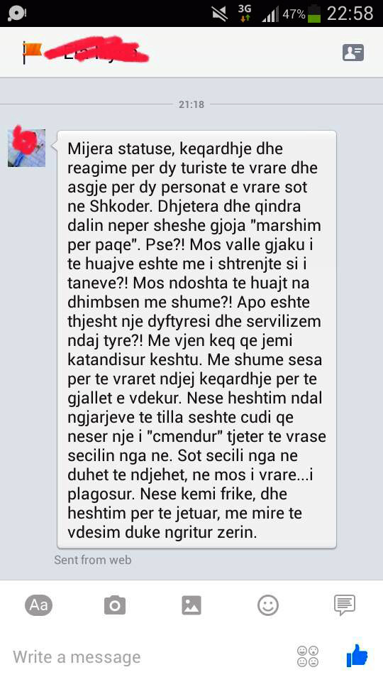 FOTO LAJM/ Një mesazh post vrasjes së dy vëllezërve në Shkodër