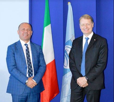 Xhelal Mziu, takim senatorin italian Lucio Malan