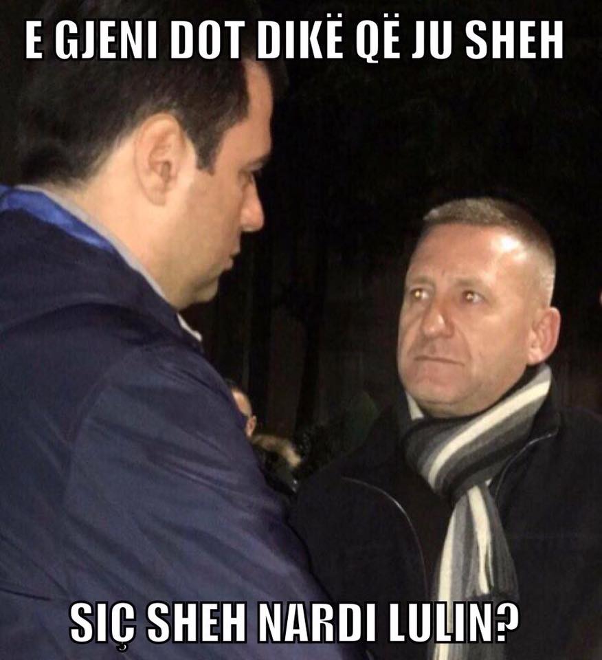 FOTO/Rama poston kundër Nard Ndokës ndërsa ishte në takim me Metën