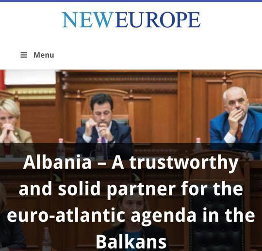 ILIR META */ Shqipëria – Një partner i besueshëm dhe solid për axhendën Euro-Atlantike në Ballkan