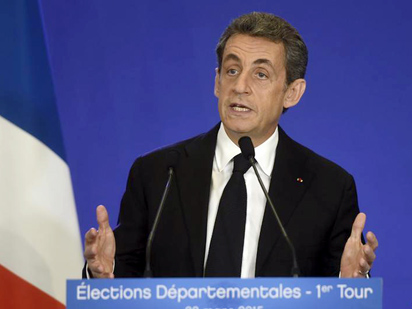 Nicolas Sarkozy triumfon në raundin e parë të zgjedhjeve për departamentet në Francë