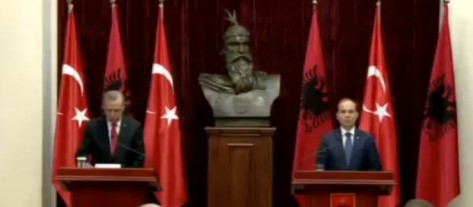 Erdogan nga Tirana: Konflikti në Maqedoni, zgjidhja me Marrëveshjen e Ohrit