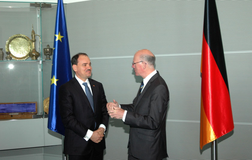 Nishani në Berlin, takohet me Presidentin e Bundestagut gjerman, Lammert