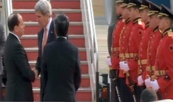 VIZITA/ Zbardhet biseda, ja për çfarë folën Nishani e Kerry