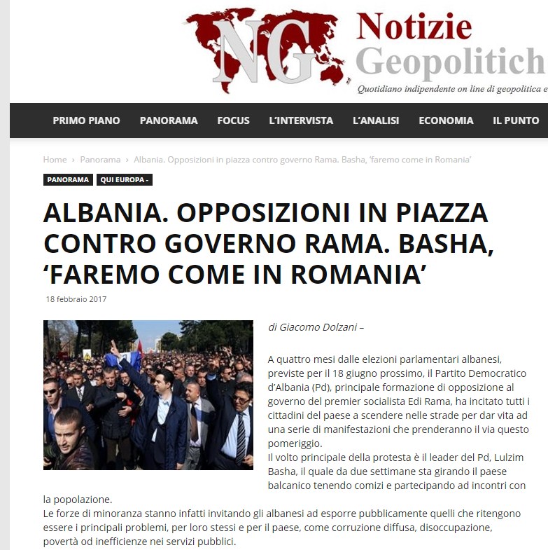 Mediat e huaja: Shqipëria si Rumania, përfshihet në protesta