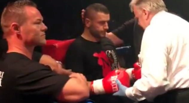 VIDEO/ Boks, Nuri Seferi fiton me K. O., në raundin e gjashtë ndaj serbit Dushan Krstin