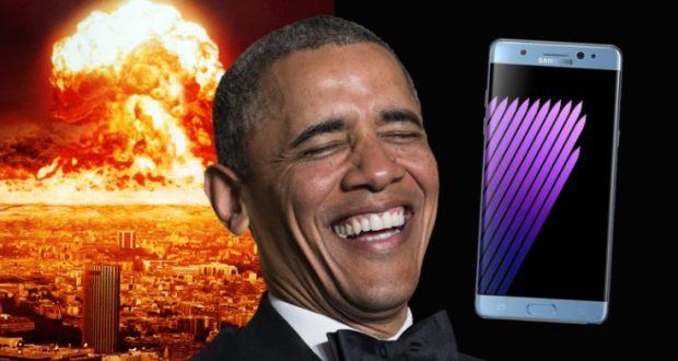Edhe Obama tallet me Galaxy Note 7
