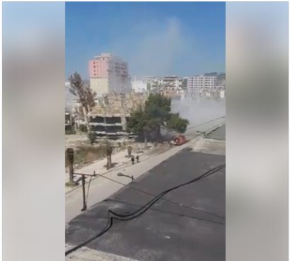 Shembet pallati  5 katësh në Vlorë