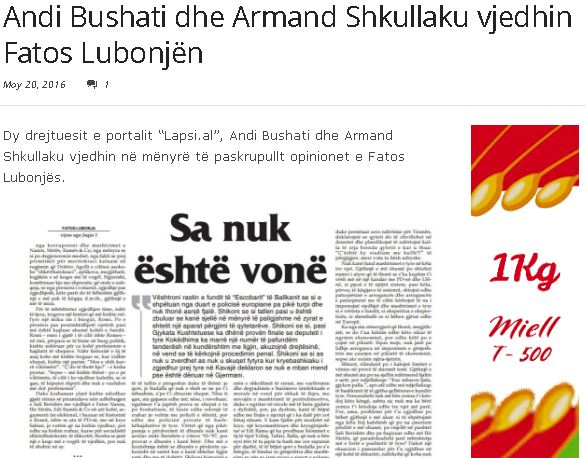 Gazeta “Panorama” hedh në gjyq portalin Lapsi.al për kopje