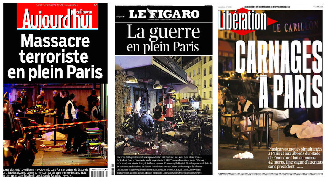 FOTOLAJM/Faqet e para të gazetave kryesore franceze