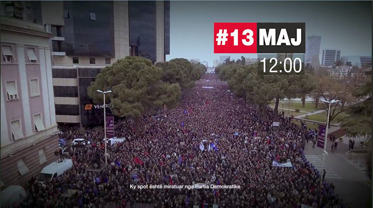 VIDEO/ PD publikon spotin e protestës së 13 majit 2017