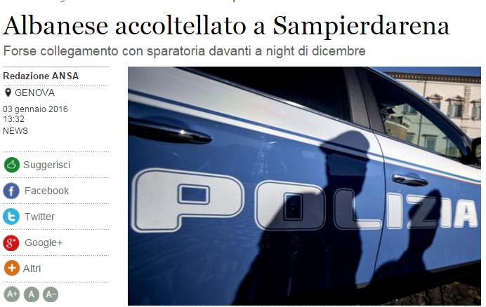 Itali, thikë në bark shqiptarit pas sherrit për një femër