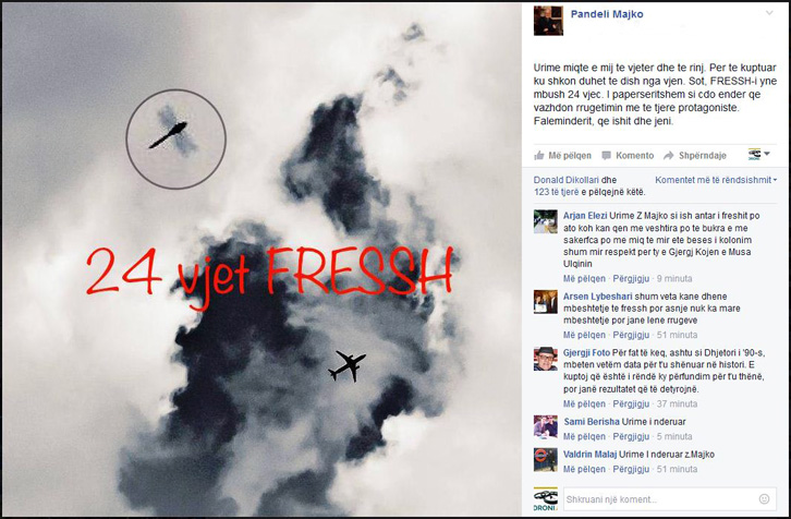 FOTO LAJM/ FRESSH-istët e lënë rrugëve i ankohen Pandeli Majkos