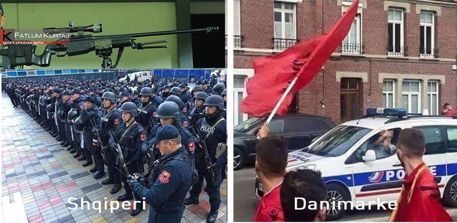 FOTO GALERI/ Si i trajton polica shqiptare tifozët shqiptarë të futbollit… dhe si i trajtojnë policët e vendeve evropiane…!