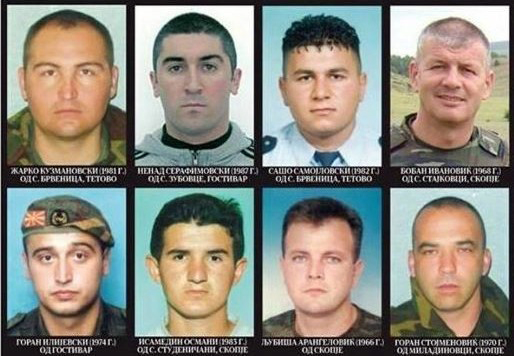 FOTO LAJM/ Publikohen fotot e 8 policëve të vrarë në Kumanovë