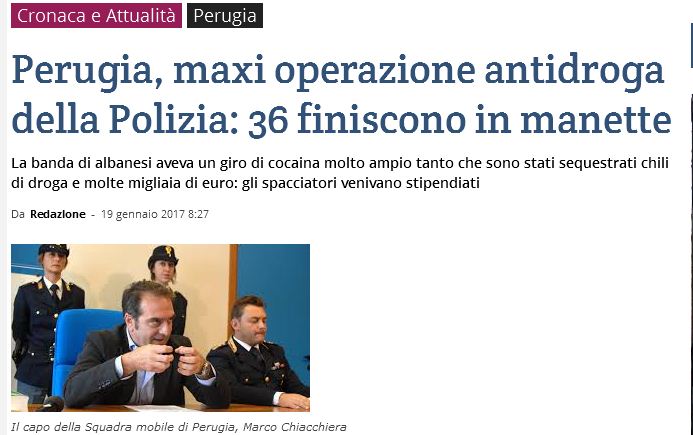Itali, shkatërrohet banda shqiptare, groposnin drogën dhe eurot për ti fshehur
