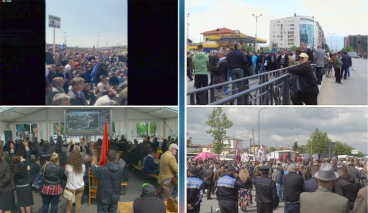 Përfundon me Himnin Kombëtar protesta paqësore e opozitës