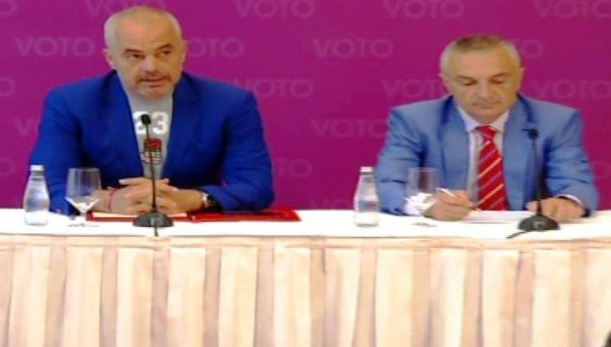 FOTO/ Rama e Meta paralajmërojnë komisionarët: Nuk jeni ju që ndaloni të votojnë të regjistruarit fiktivisht