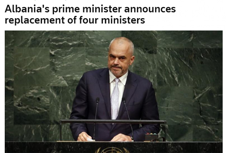 REUTERS/ Shkarkimet e ministrave, lëvizje e dështuar e Edi Ramës për të kënaqur opozitën