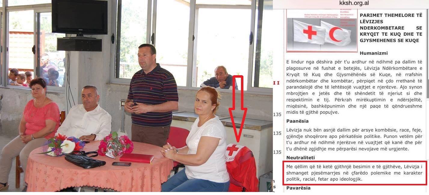 FOTO LAJM/ “Drejtimi i duhur” edhe për “Kryqin e Kuq”, fushatë për kandidatin e majtë në Berat