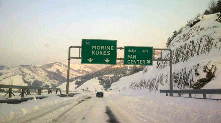 URDHRI/ Qarkullimi në Rrugën e Kombit me zinxhirë