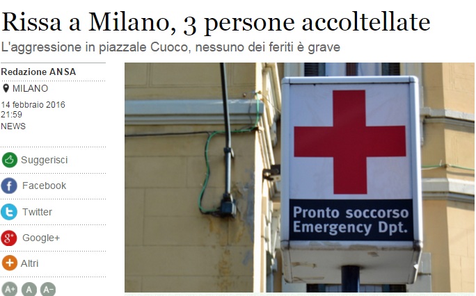 Itali, shqiptarët plagosin me thika tre rumunë