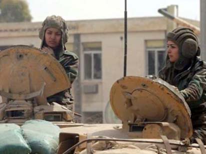 Batalioni i tankisteve të bukura siriane që ruajnë Damaskun