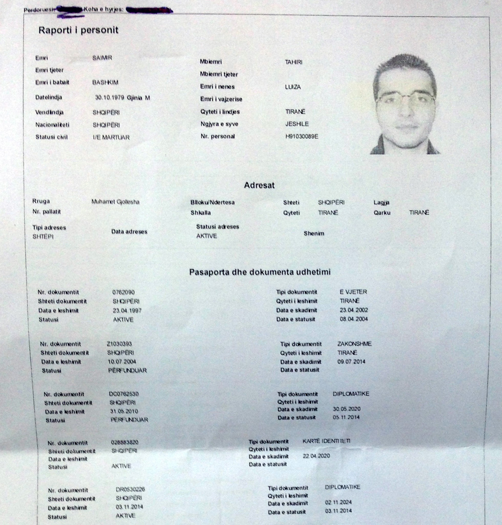 E vërteta e makinës AA003B