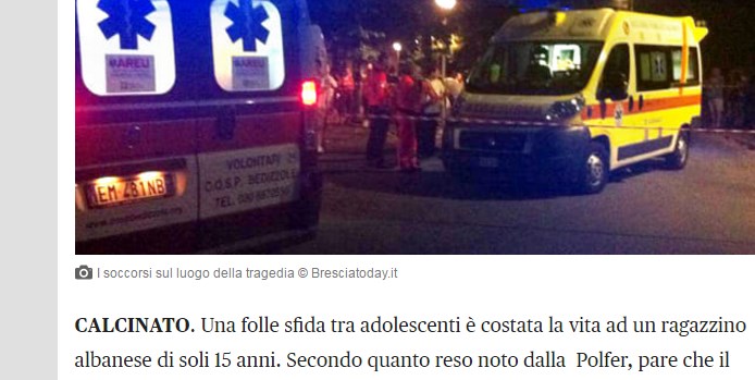 Aksident tragjik, treni shtyp 15 vjeçarin shqiptar në Itali