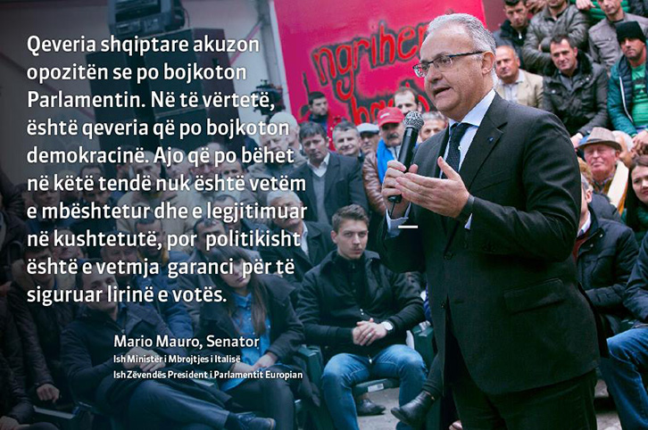 FOTO LAJM/ Senatori italian akuzon shqip qeverinë shqiptare në “Twitter”, bën tag Ramën e Mogherinin