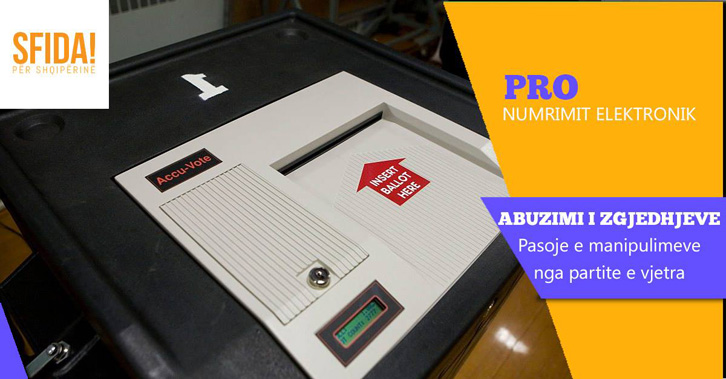 Sfida: Protesta e drejtë legjitime, numërimi elektroni i votave i mundshëm